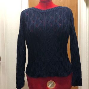 {Norton McNaughton} dark blue sweater